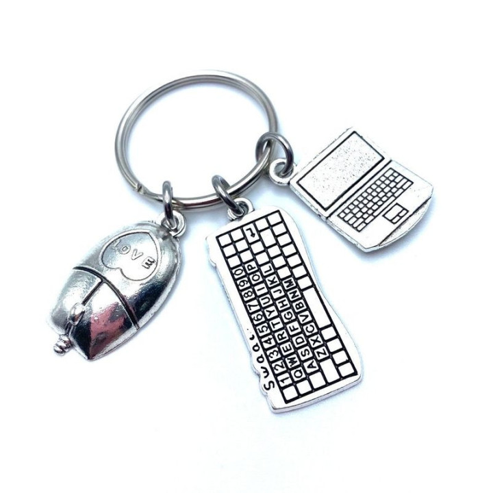nerdy keychain