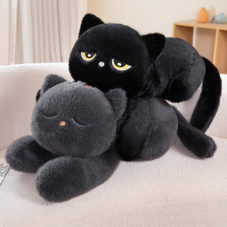 Giant Cute Black/Gray Lying