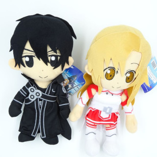 Sword Art Online Asuna Kirito Kazuto Stuffed Plush